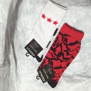 📌FREE With Purchase 📌Men's Dress Socks Crew Socks 2 Pair Geometric Pattern